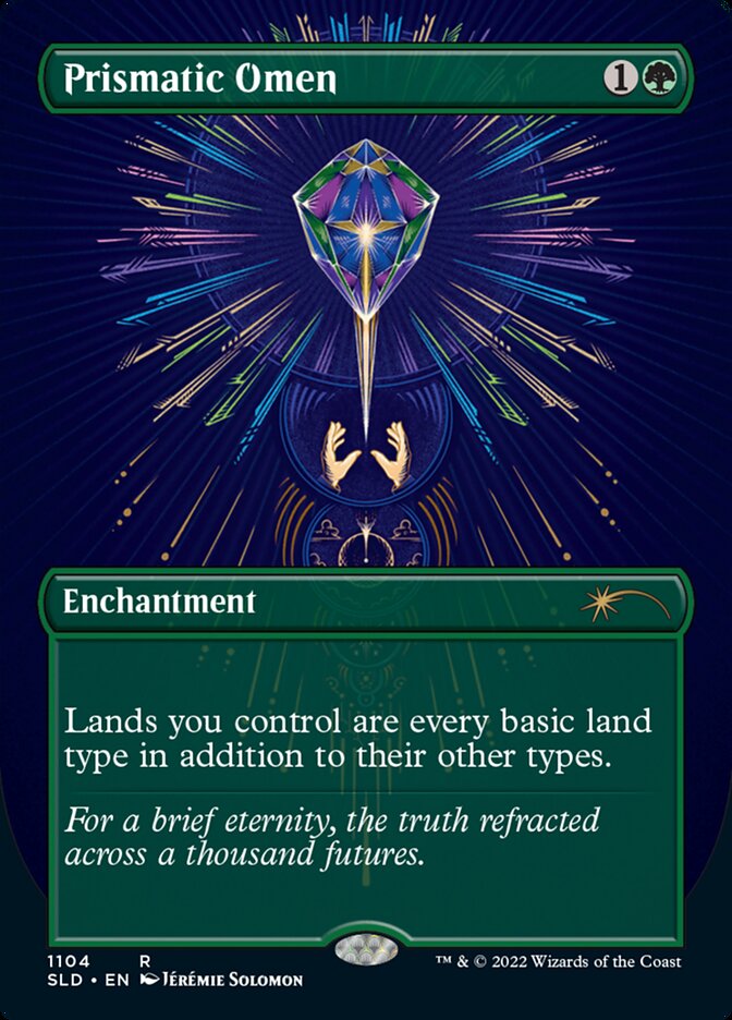 Prismatic Omen (Borderless) [Secret Lair Drop Series] | Pegasus Games WI