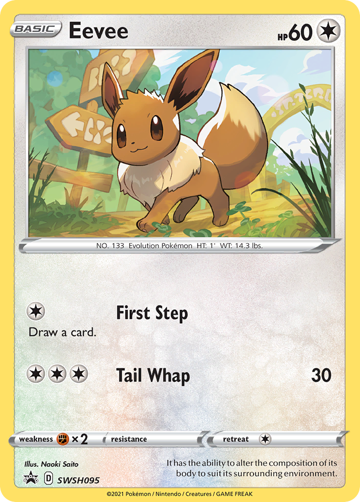 Eevee (SWSH095) [Sword & Shield: Black Star Promos] | Pegasus Games WI