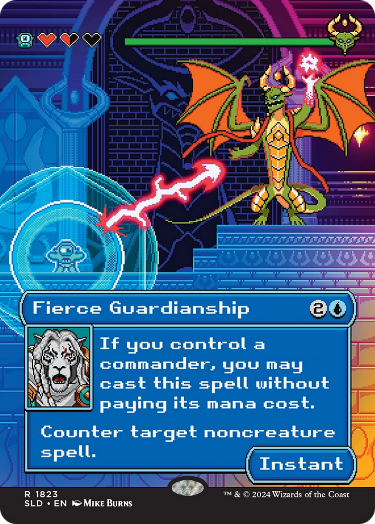 Fierce Guardianship (Rainbow Foil) [Secret Lair Drop Series] | Pegasus Games WI