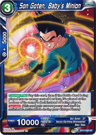 Son Goten, Baby's Minion (BT11-036) [Vermilion Bloodline] | Pegasus Games WI