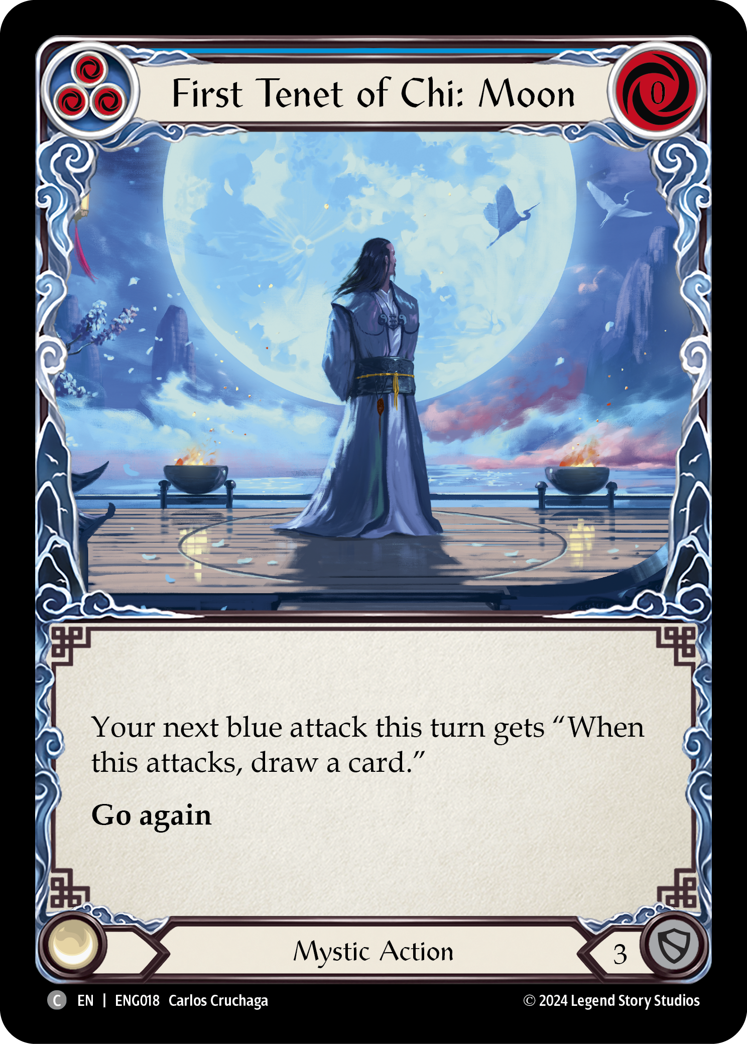 First Tenet of Chi: Moon [ENG018] (Part the Mistveil Enigma Blitz Deck) | Pegasus Games WI