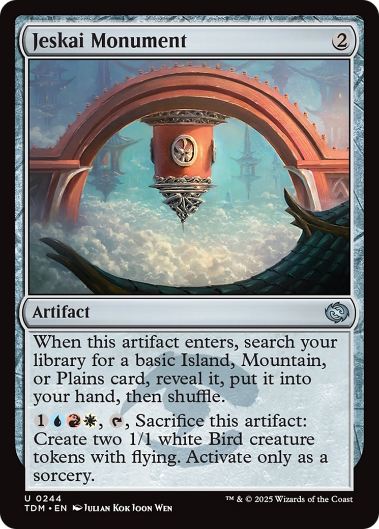 Jeskai Monument [Tarkir: Dragonstorm] | Pegasus Games WI
