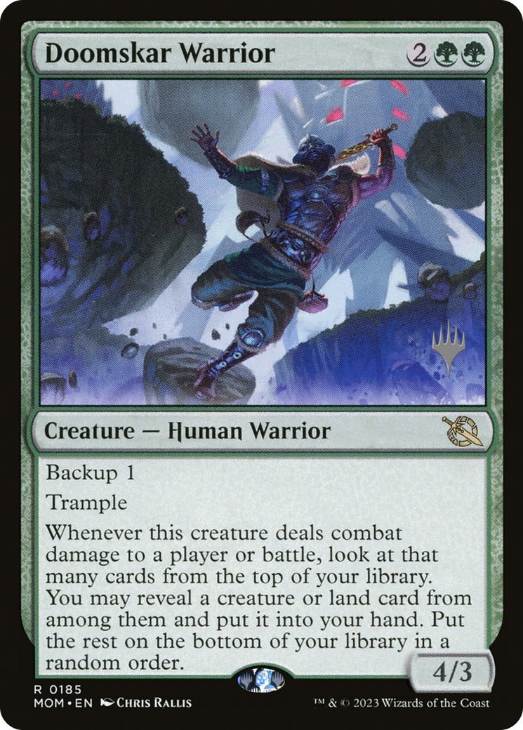 Doomskar Warrior (Promo Pack) [March of the Machine Promos] | Pegasus Games WI