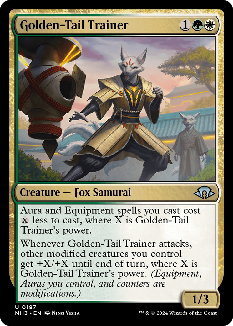 Golden-Tail Trainer [Modern Horizons 3] | Pegasus Games WI