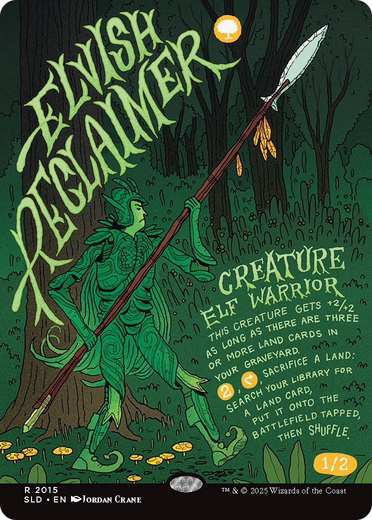 Elvish Reclaimer [Secret Lair Drop Series] | Pegasus Games WI
