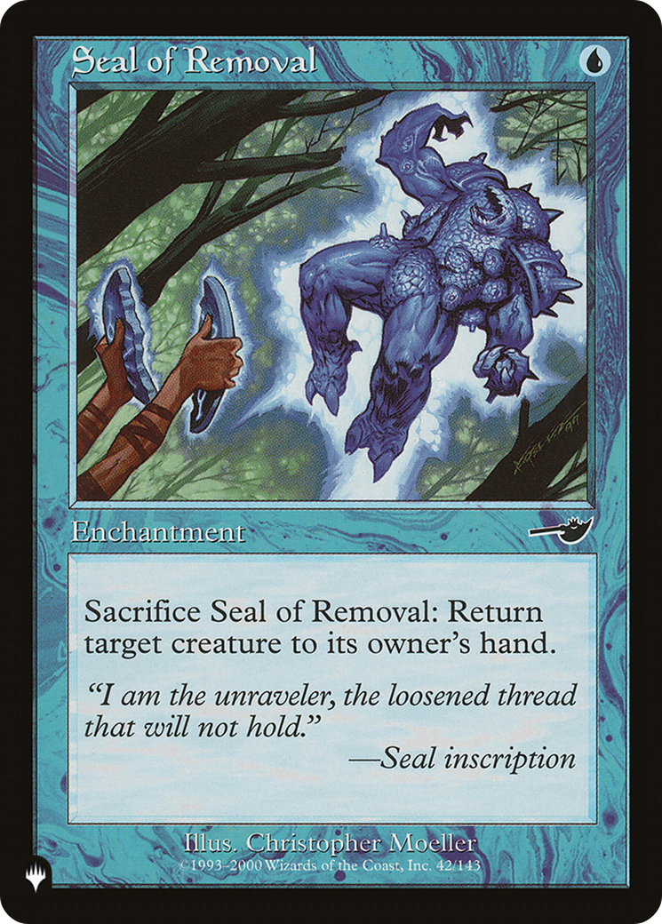 Seal of Removal [The List Reprints] | Pegasus Games WI