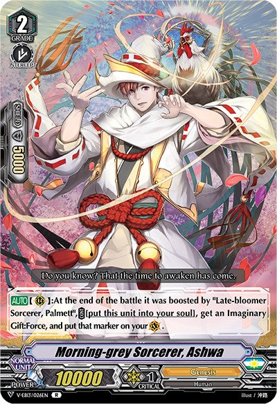 Morning-grey Sorcerer, Ashwa (V-EB13/026EN) [The Astral Force] | Pegasus Games WI