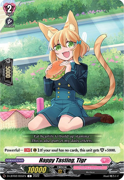 Happy Tasting, Tigr (D-LBT02/055EN) [Lyrical Monasterio: It's a New School Term!] | Pegasus Games WI