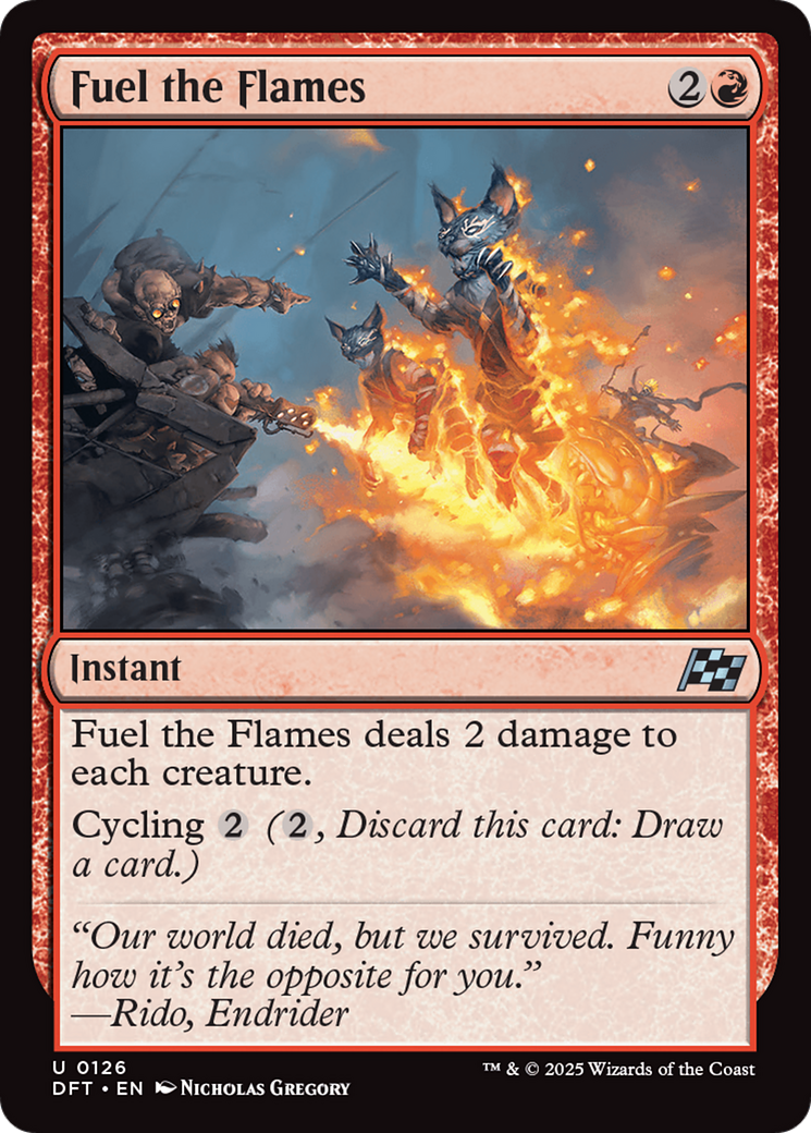 Fuel the Flames [Aetherdrift] | Pegasus Games WI