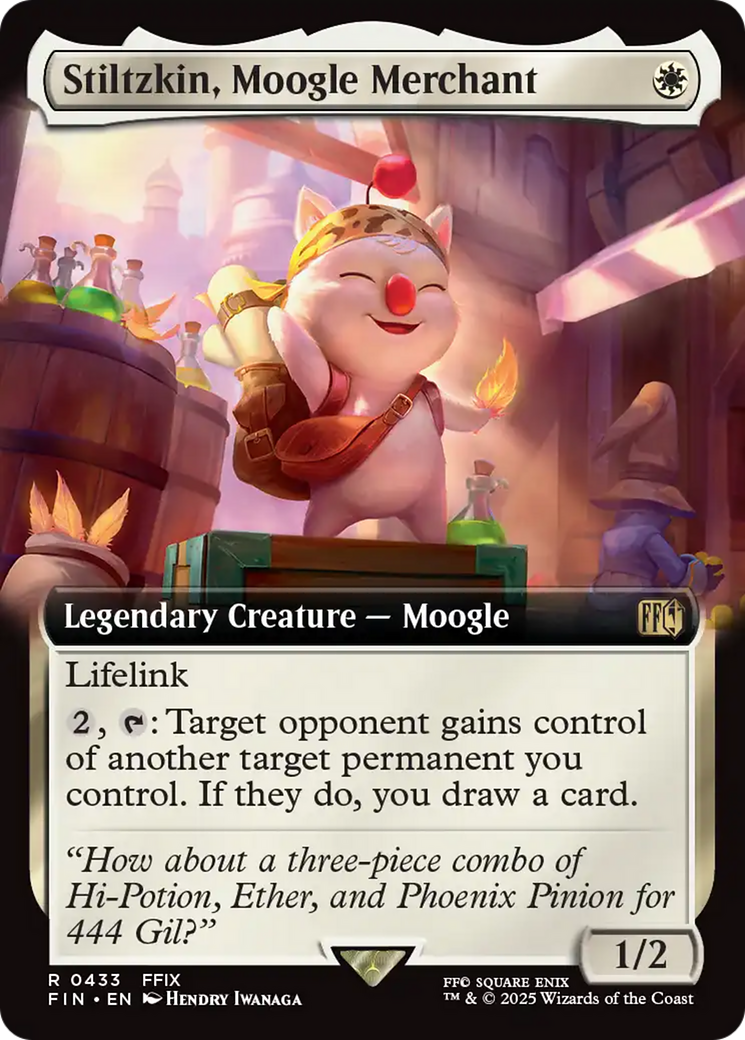 Stiltzkin, Moogle Merchant (Extended Art) [FINAL FANTASY] | Pegasus Games WI