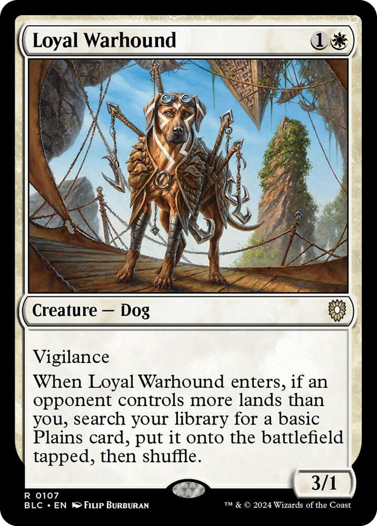 Loyal Warhound [Bloomburrow Commander] | Pegasus Games WI