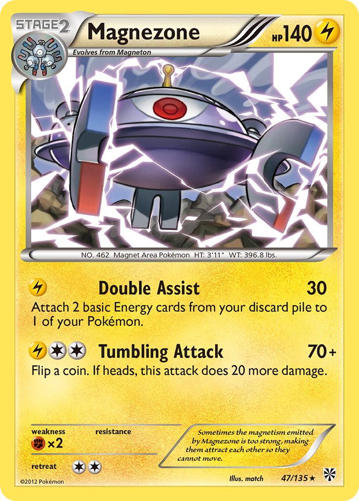 Magnezone (47/135) [Black & White: Plasma Storm] | Pegasus Games WI