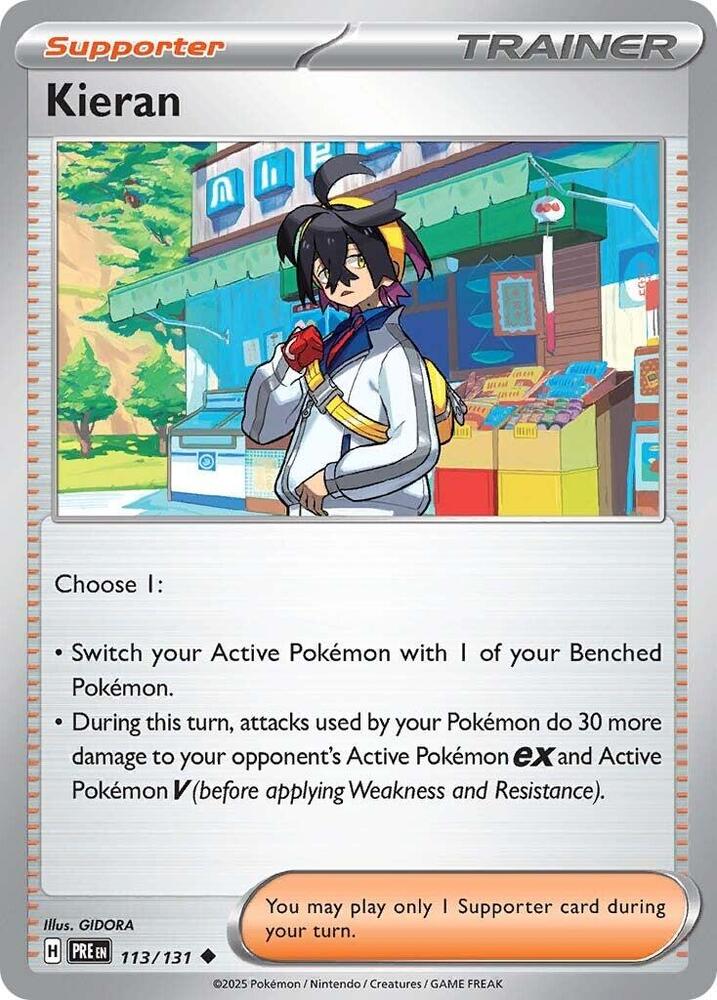 Kieran (113/131) [Scarlet & Violet: Prismatic Evolutions] | Pegasus Games WI