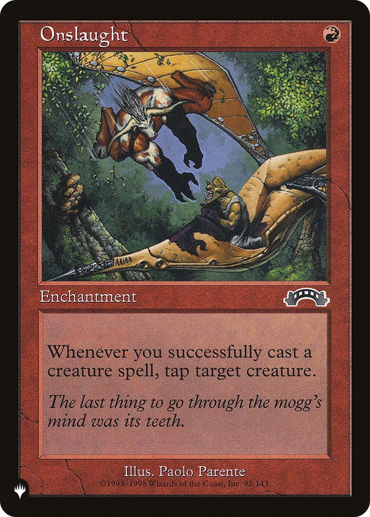 Onslaught [The List Reprints] | Pegasus Games WI