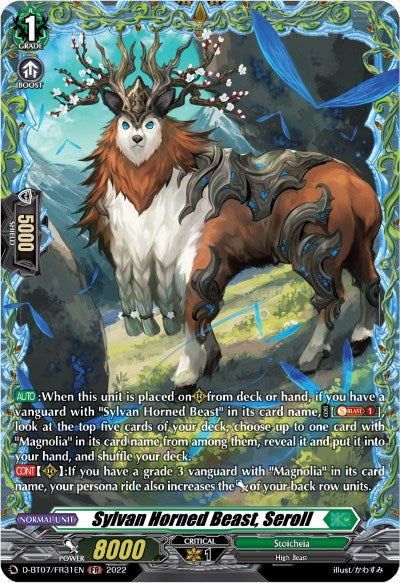 Sylvan Horned Beast, Seroll (FR) (D-BT07/FR31EN) [Raging Flames Against Emerald Storm] | Pegasus Games WI