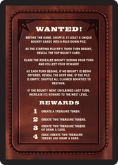 Bounty: Vara Beth Hannifer // Bounty Rules Double-Sided Token [Outlaws of Thunder Junction Commander Tokens] | Pegasus Games WI