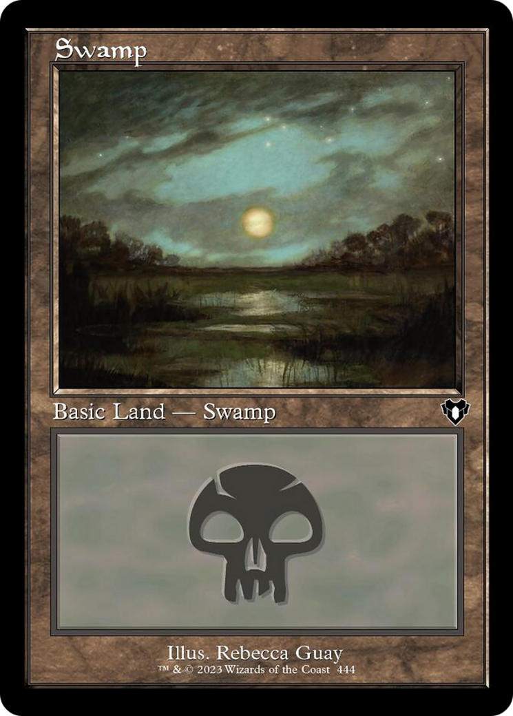 Swamp (444) (Retro) [Commander Masters] | Pegasus Games WI