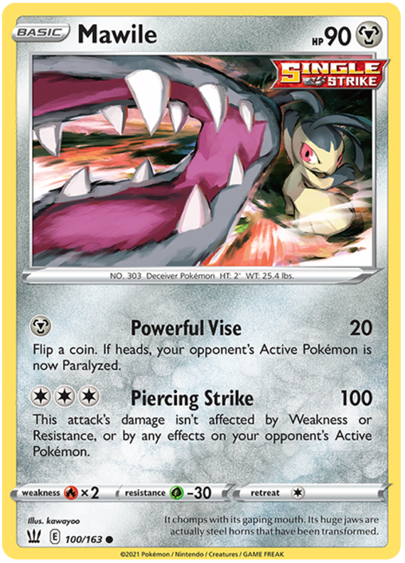 Mawile (100/163) [Sword & Shield: Battle Styles] | Pegasus Games WI