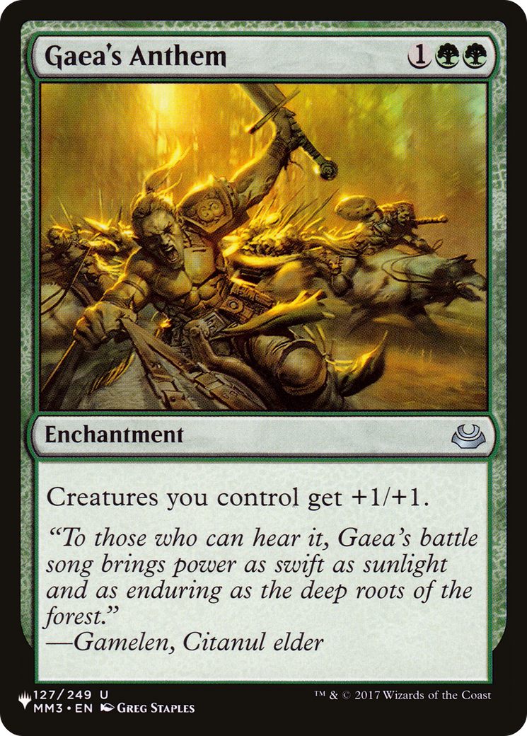 Gaea's Anthem (MM3) [The List] | Pegasus Games WI
