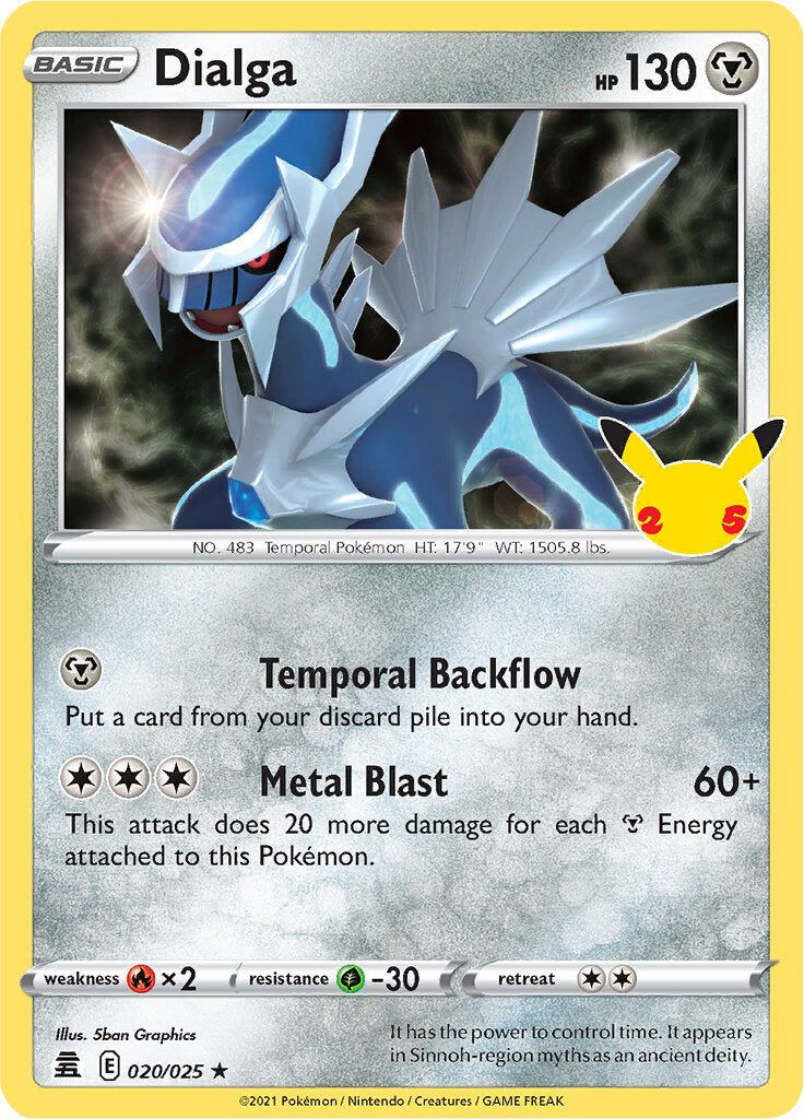 Dialga (020/025) [Celebrations: 25th Anniversary] | Pegasus Games WI