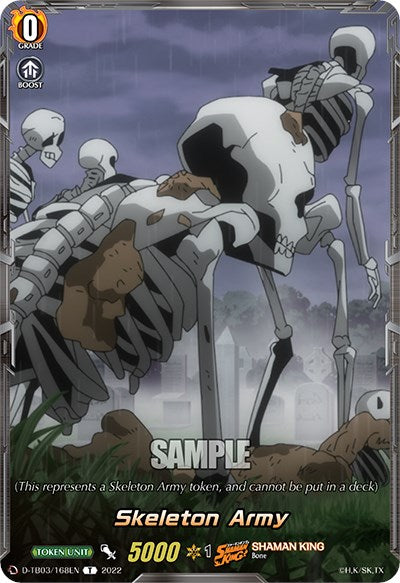 Skeleton Army Token (D-TB03/168EN) [Shaman King] | Pegasus Games WI