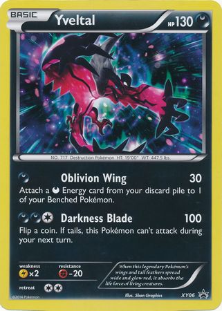 Yveltal (XY06) (Jumbo Card) [XY: Black Star Promos] | Pegasus Games WI