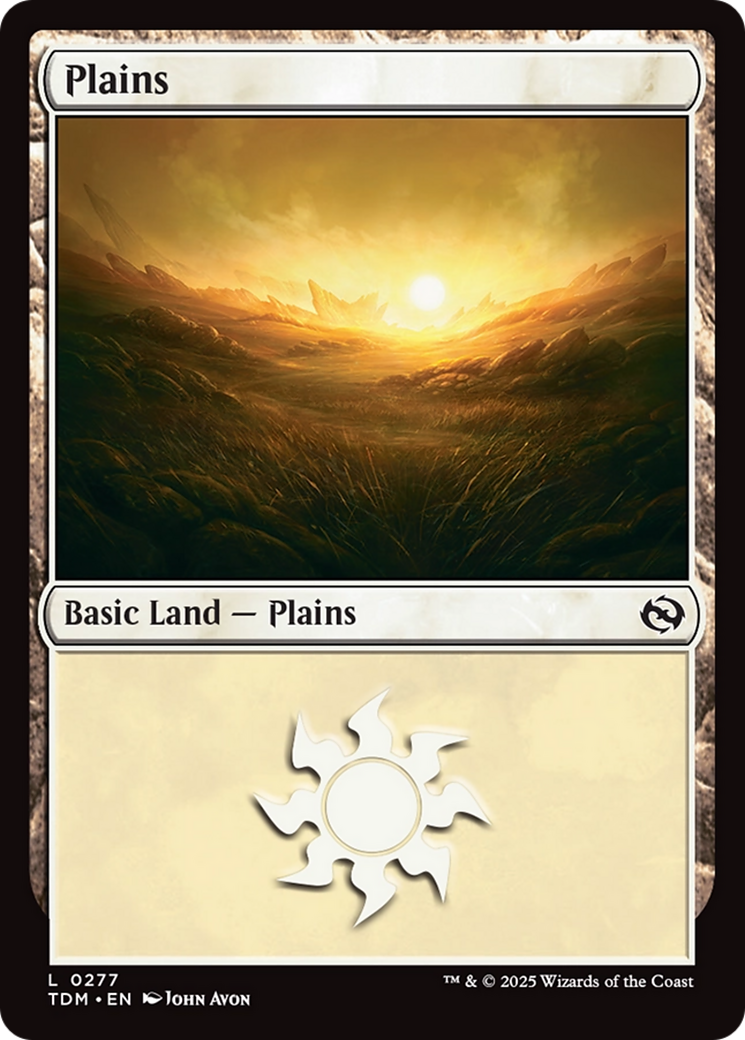 Plains (0277) [Tarkir: Dragonstorm] | Pegasus Games WI
