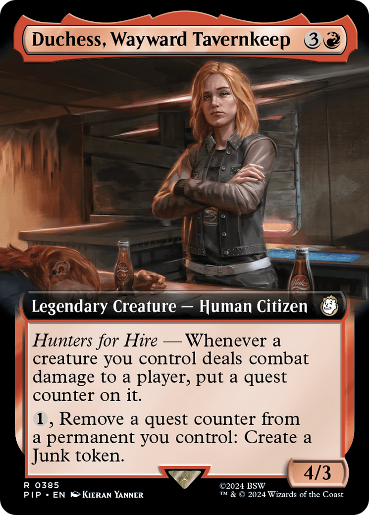 Duchess, Wayward Tavernkeep (Extended Art) [Fallout] | Pegasus Games WI