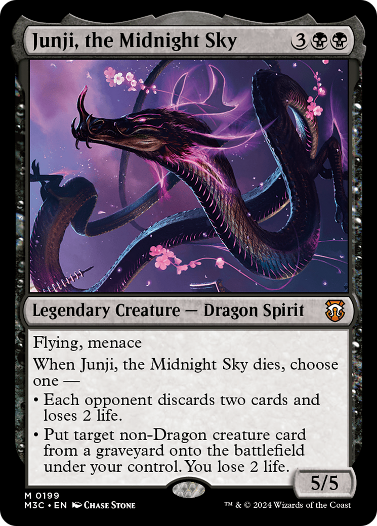 Junji, the Midnight Sky (Ripple Foil) [Modern Horizons 3 Commander] | Pegasus Games WI