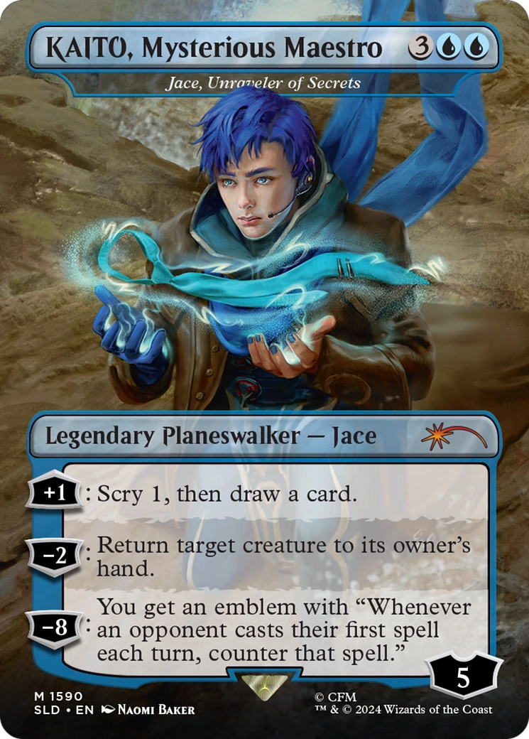 KAITO, Mysterious Maestro - Jace, Unraveler of Secrets [Secret Lair Drop Series] | Pegasus Games WI