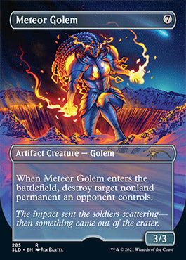 Meteor Golem (Borderless) [Secret Lair Drop Series] | Pegasus Games WI