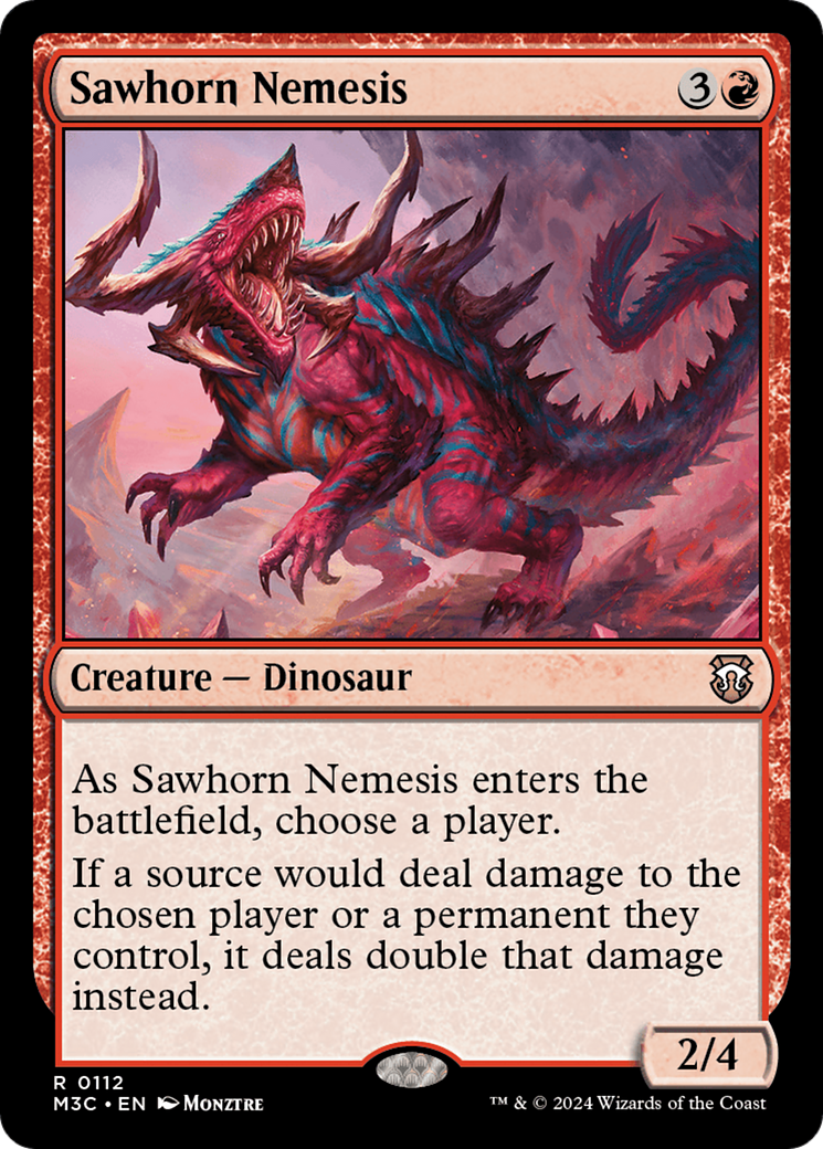 Sawhorn Nemesis [Modern Horizons 3 Commander] | Pegasus Games WI