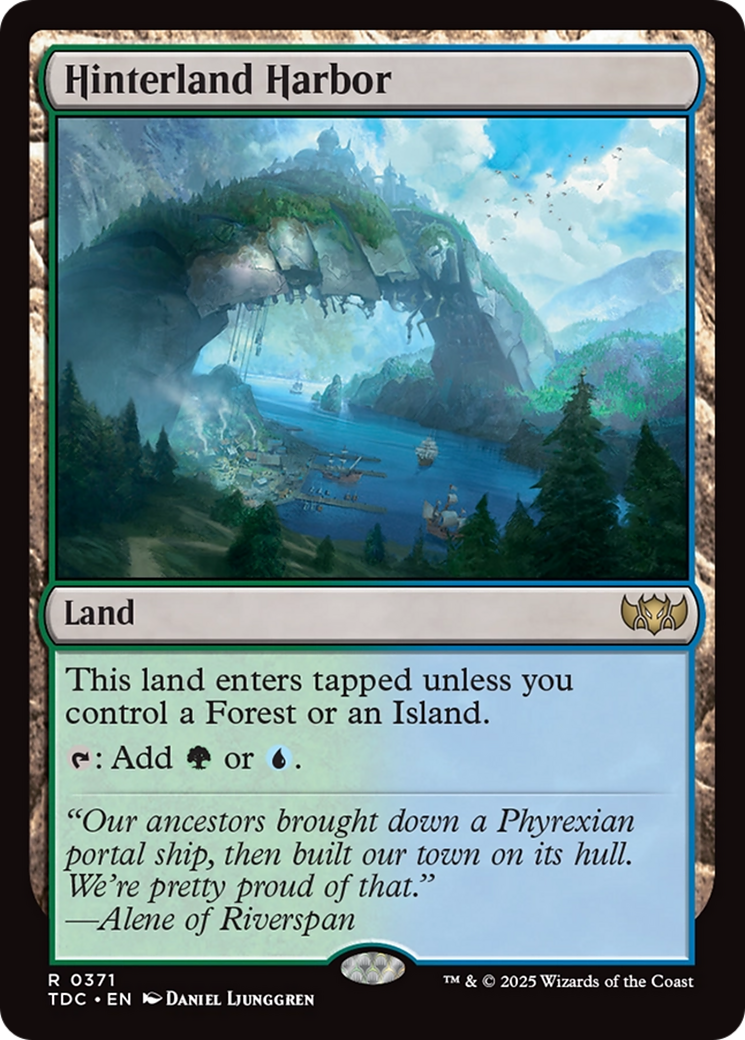 Hinterland Harbor [Tarkir: Dragonstorm Commander] | Pegasus Games WI