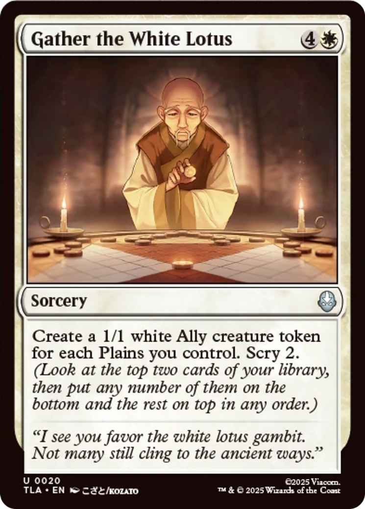Gather the White Lotus [Avatar: The Last Airbender] | Pegasus Games WI