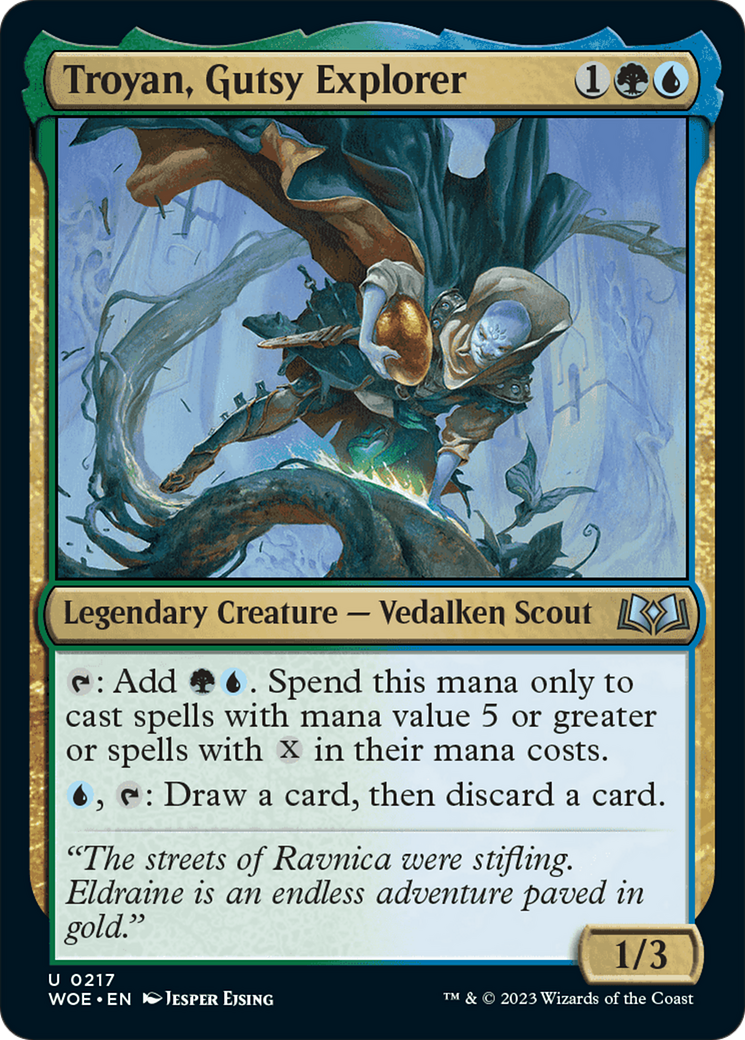 Troyan, Gutsy Explorer [Wilds of Eldraine] | Pegasus Games WI