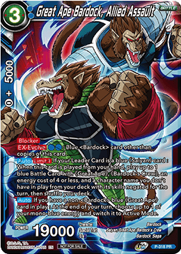 Great Ape Bardock, Allied Assault (P-318) [Tournament Promotion Cards] | Pegasus Games WI