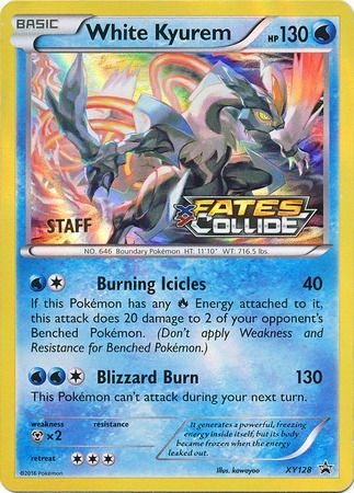 White Kyurem (XY128) (Staff) [XY: Black Star Promos] | Pegasus Games WI