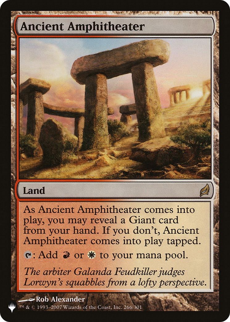 Ancient Amphitheater (LRW) [The List] | Pegasus Games WI