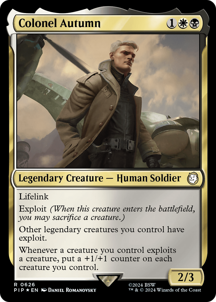 Colonel Autumn (Surge Foil) [Fallout] | Pegasus Games WI