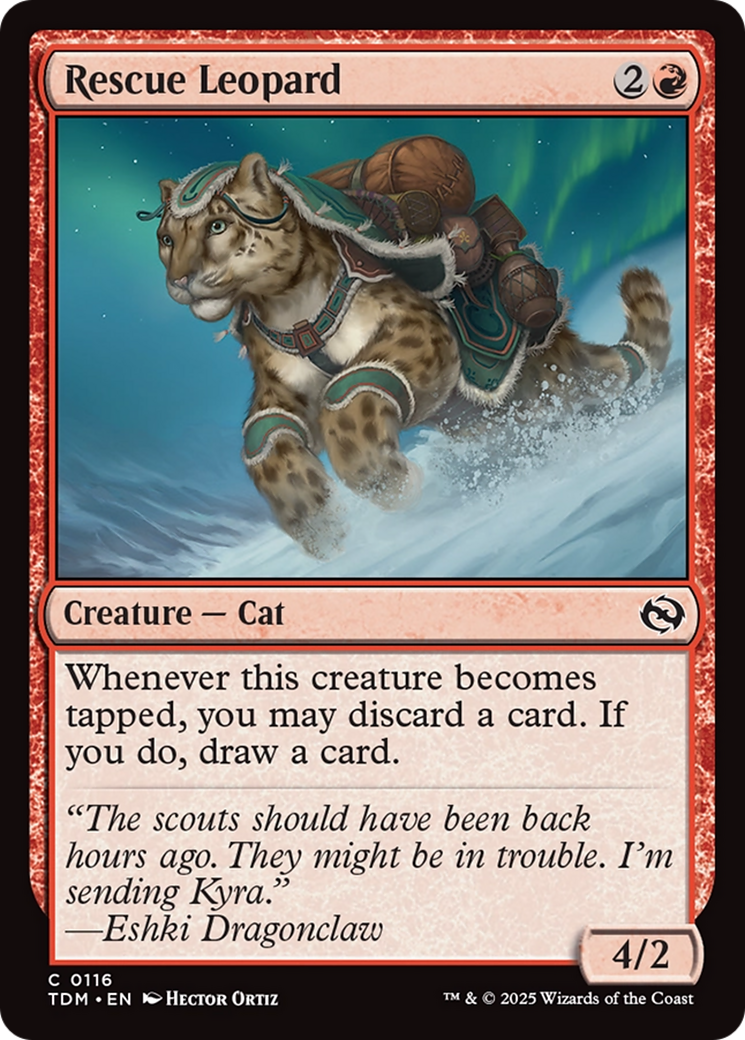 Rescue Leopard [Tarkir: Dragonstorm] | Pegasus Games WI