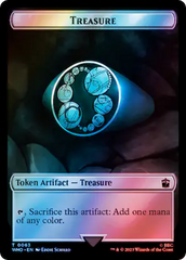 Human Noble // Treasure (0063) Double-Sided Token (Surge Foil) [Doctor Who Tokens] | Pegasus Games WI
