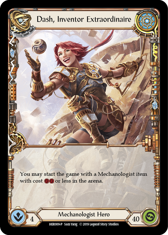 Dash, Inventor Extraordinaire [HER009-P] (Promo)  1st Edition Cold Foil | Pegasus Games WI
