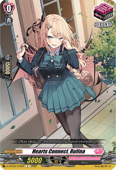 Hearts Connect, Rufina (D-LBT02/076EN) [Lyrical Monasterio: It's a New School Term!] | Pegasus Games WI