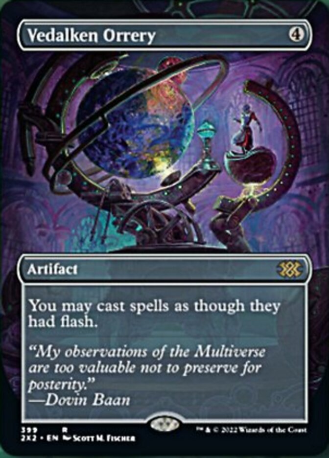 Vedalken Orrery (Borderless Alternate Art) [Double Masters 2022] | Pegasus Games WI