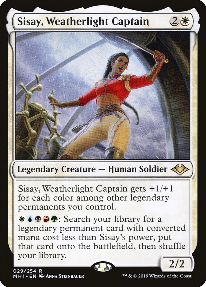 Sisay, Weatherlight Captain [Modern Horizons] | Pegasus Games WI