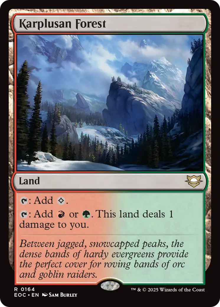 Karplusan Forest [Edge of Eternities Commander] | Pegasus Games WI