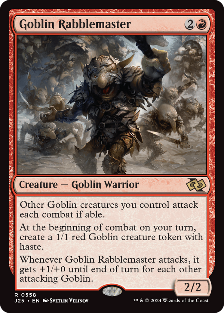 Goblin Rabblemaster [Foundations Jumpstart] | Pegasus Games WI
