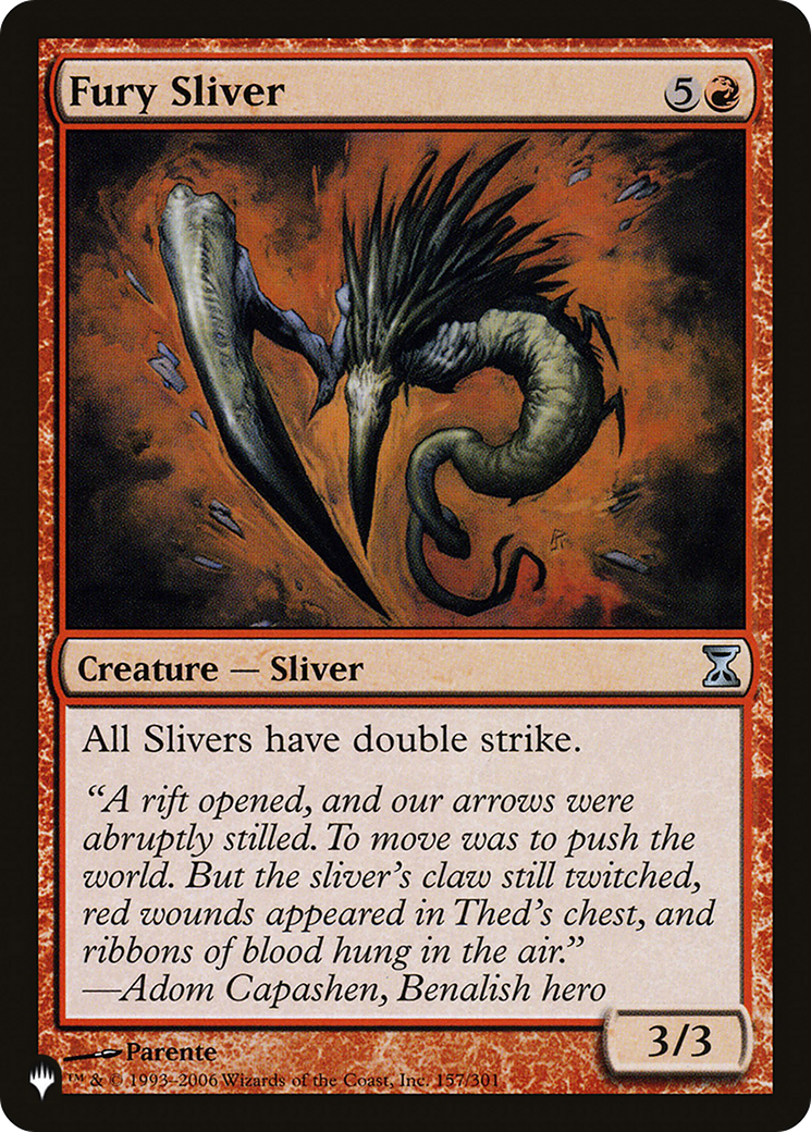 Fury Sliver [The List Reprints] | Pegasus Games WI