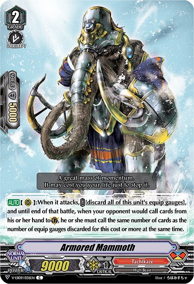 Armored Mammoth (V-EB09/036EN) [The Raging Tactics] | Pegasus Games WI