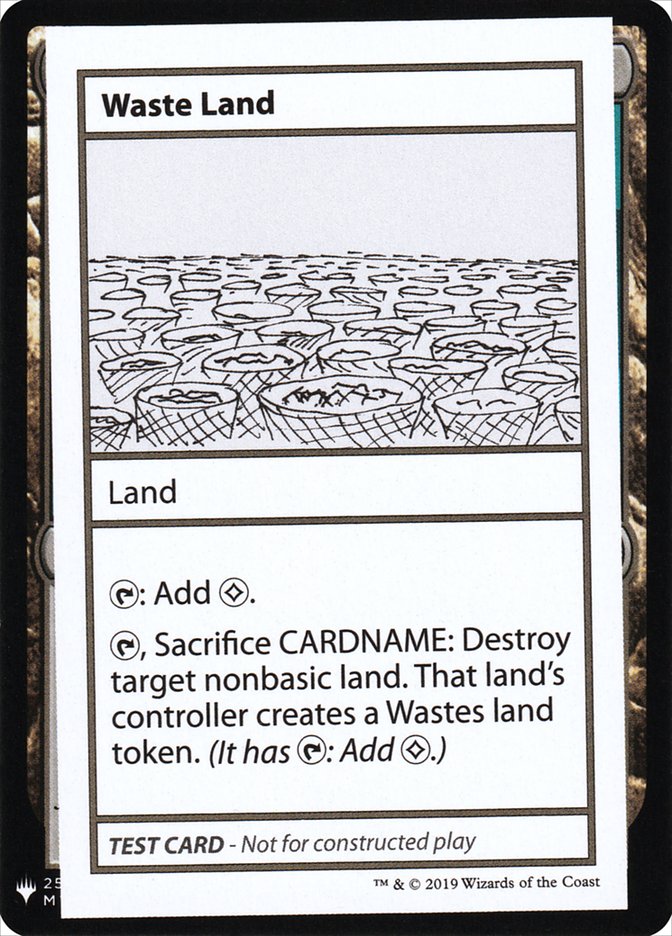 Waste Land [Mystery Booster Playtest Cards] | Pegasus Games WI
